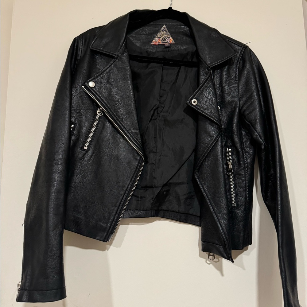 Faux Leather Jacket